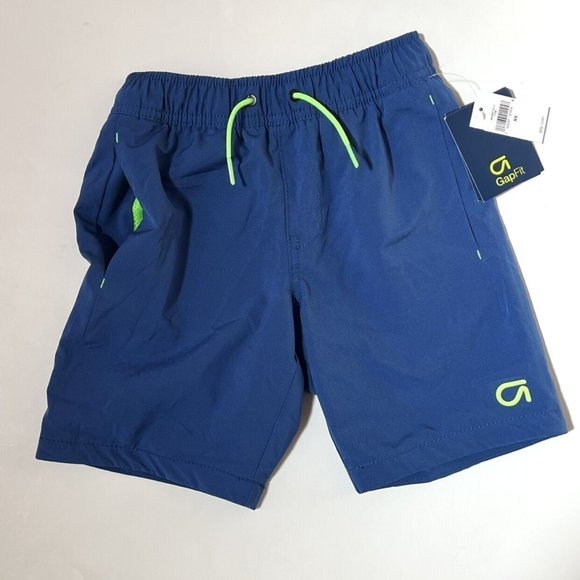 GAP Swim New Gap Sz Xs Blue Neon Green Board Shorts Swim Poshmark